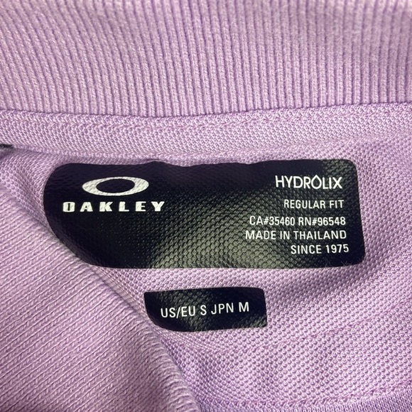 Oakley Men’s Hexad Displacement RC 100% Cotton Collared Golf Shirt - Picture 6 of 6